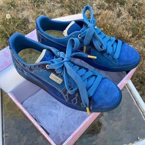 Dapper Dan PUMA 'Clyde' Blue Sneakers